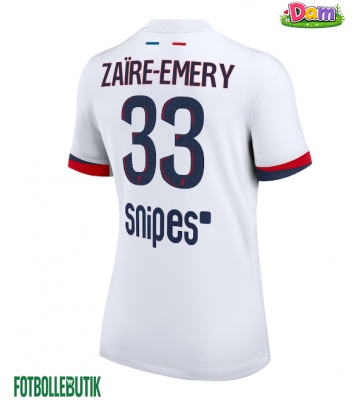 Paris Saint-Germain Warren Zaire-Emery #33 Bortatröja Kvinnor 2025-26 Kortärmad